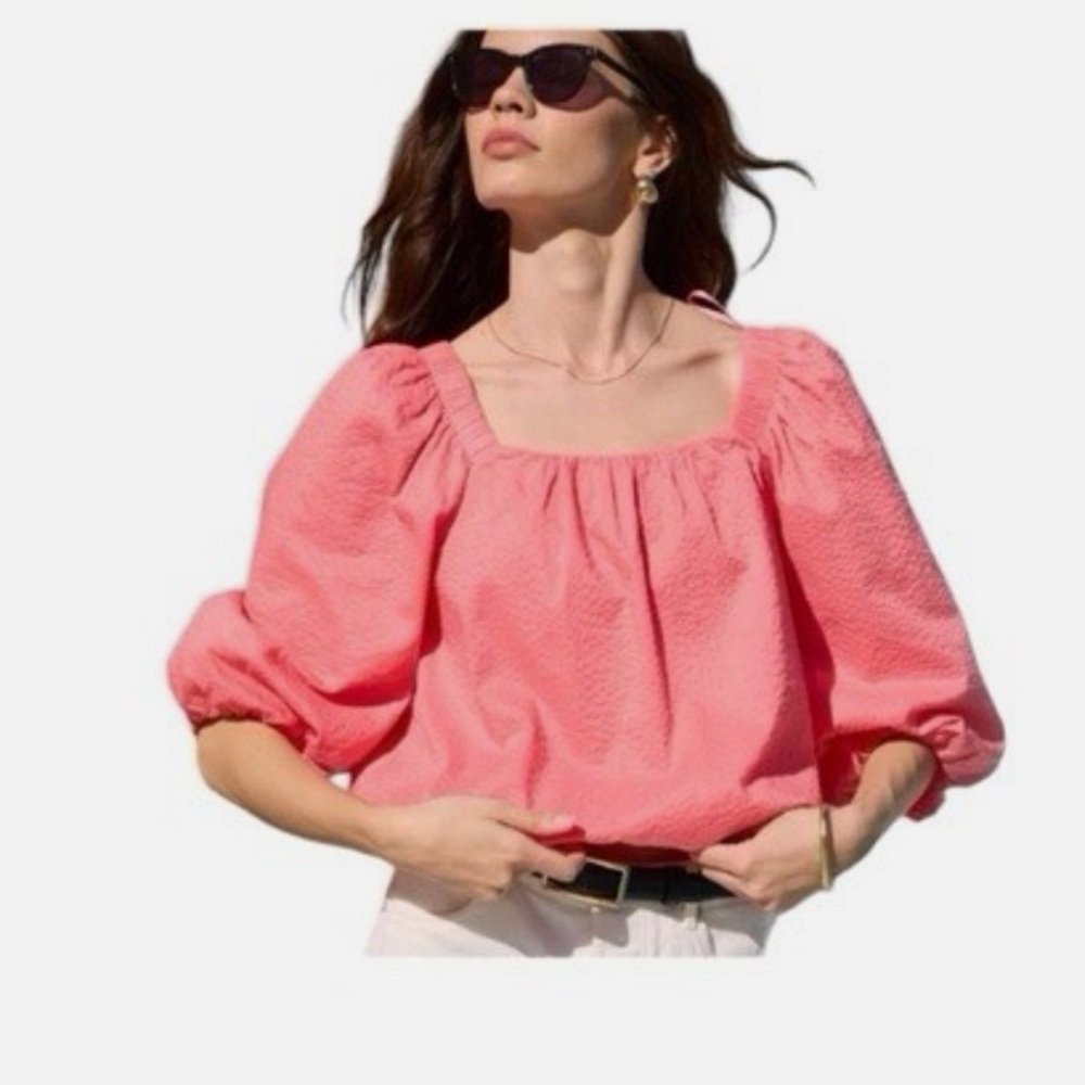 AYR Midi top Midsummer/Triple Threat Balloon Sleeve Minimalist Boho